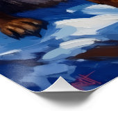 Belgian Malinois Mountain Patrol Christmas ポスター (コーナー)