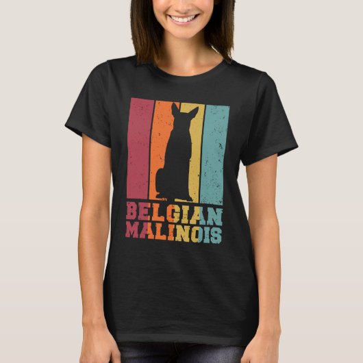 Belgian Malinois Vintage Tシャツ (正面)