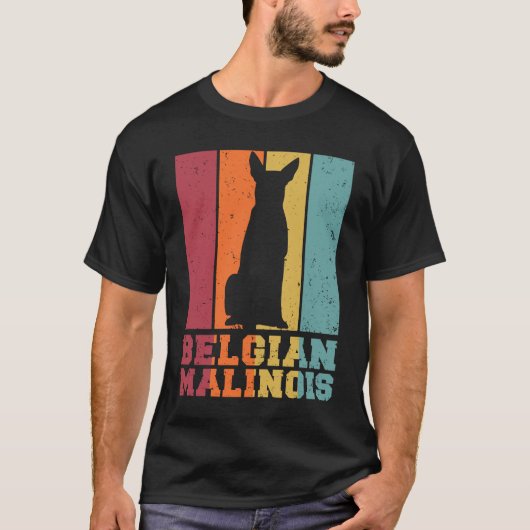 Belgian Malinois Vintage Tシャツ (正面)