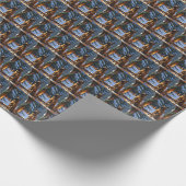 Belgian Malinois With Christmas Lights Holiday ラッピングペーパー (角)