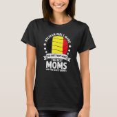 Belgian Mom Belgium Mothers Day Mama Belgian Ameri Tシャツ (正面)