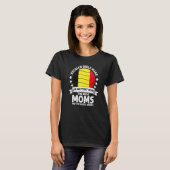 Belgian Mom Belgium Mothers Day Mama Belgian Ameri Tシャツ (正面フル)