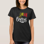 Belgian Queen Belgium Belgian Belgium Flag  1 Tシャツ (正面)