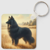 Belgian Sheepdog キーホルダー (裏面)