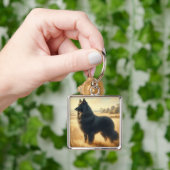 Belgian Sheepdog キーホルダー (手)