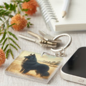 Belgian Sheepdog キーホルダー (正面右)