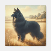 Belgian Sheepdog マグネット (正面)