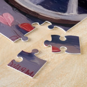 Belgian Shepherd Dog Valentine's Day ジグソーパズル (側面)