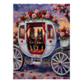 Belgian Shepherd Dog Valentine's Day ポスター (正面)