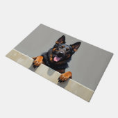 Belgian Shepherd Doormat Art ドアマット (アングル)