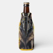 Belgian Tervuren Dog Lover and Poppies ボトルクーラー (ボトル裏面)