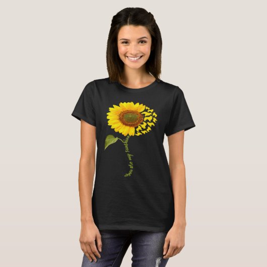 Belgian Tervuren Sunflower Tシャツ (正面フル)