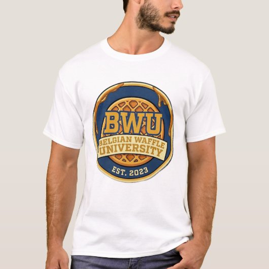 Belgian Waffle University Ajay T-Shirt Tシャツ (正面)