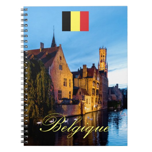 Belgique中世ブルージュ – Pro Photo ノートブック (正面)