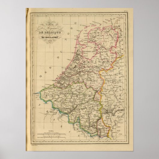 Belgium and Holland, 1812 ポスター (正面)