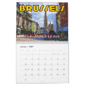 Belgium Calendar 2025 from serie Visit.. カレンダー (1月 2027)