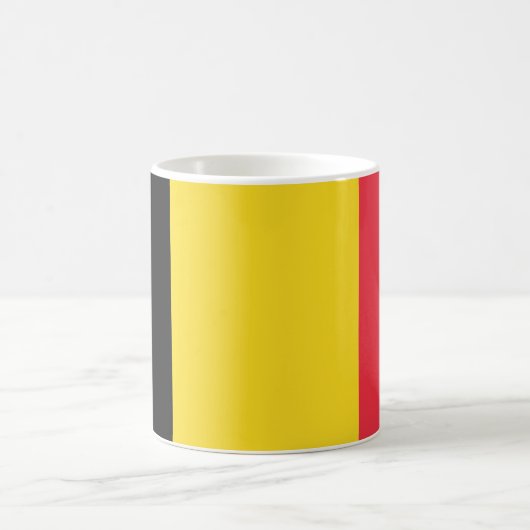 Belgium Flag コーヒーマグカップ (中央)