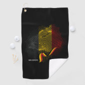 Belgium Flag ゴルフタオル (インサイチュ)
