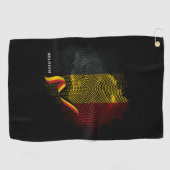 Belgium Flag ゴルフタオル (横)