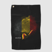 Belgium Flag ゴルフタオル (正面)