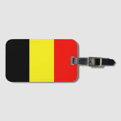 Belgium Flag ラゲッジタグ (正面横)