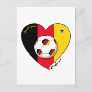 "BELGIUM" Soccer 2014. Fútbol de Bélgica ポストカード