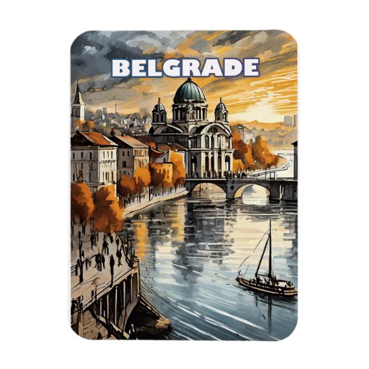 Belgrade, capitale des contrastes マグネット (縦)