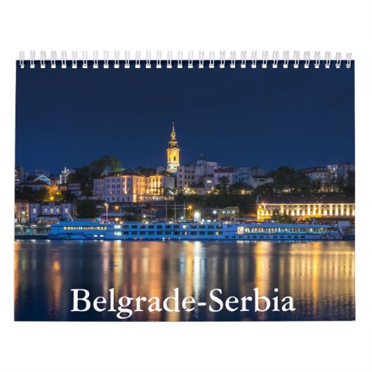 Belgrade-Serbia Calendar カレンダー (カバー)