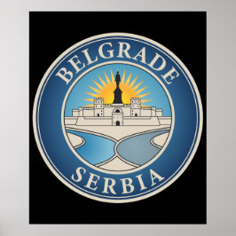 Belgrade Serbia Eastern Europe ポスター