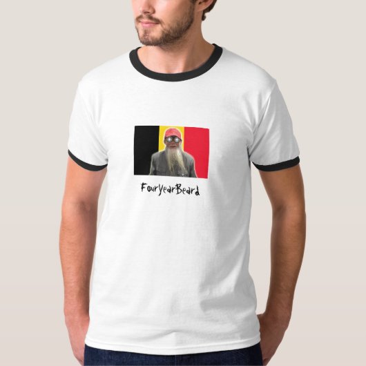 Belgum4yb、FourYearBeard Tシャツ (正面)