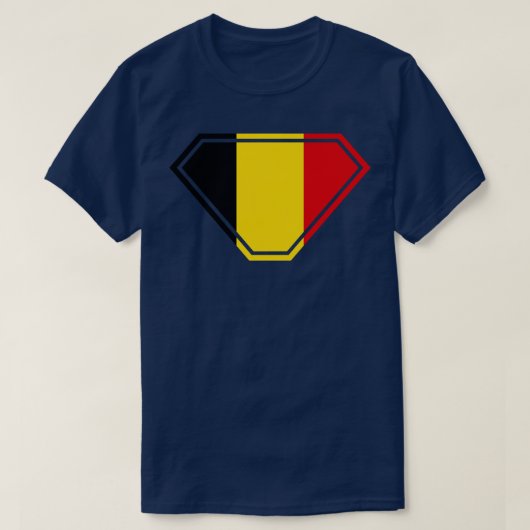 Belgum SuperPowered Shield Tシャツ (デザイン正面)