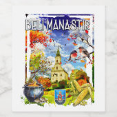 Beli Manastir ワインラベル (シングルラベル)