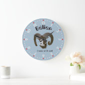 Bélier 21 mars au 20 avril Horloges ラージ壁時計 (ホーム)