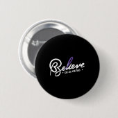 Believe1- てんかん啓発リボン  缶バッジ (正面&裏面)