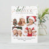 「BELIEVE」+ カラー・マッチング・タイポグラフィを信じて シーズンカード (スタンド正面)