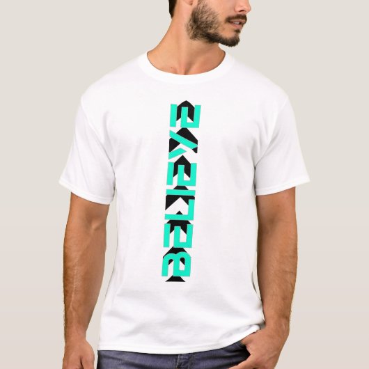 BELIEVE 縦書きTシャツ Tシャツ (正面)