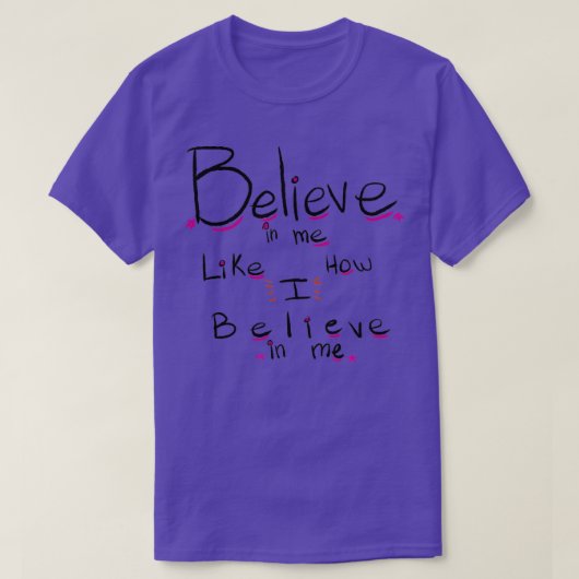 Believe 5 tシャツ (デザイン正面)