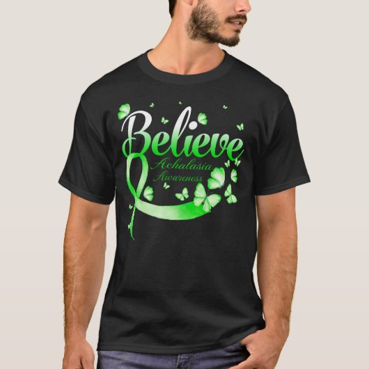 Believe ACHALASIA Butterfly Tシャツ (正面)