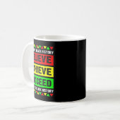 Believe Achieve Succeed Black History Big Boy Fri  コーヒーマグカップ (正面左)