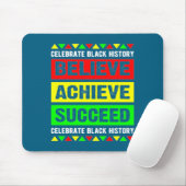 Believe Achieve Succeed Black History Big Boy Fri  マウスパッド (マウス)