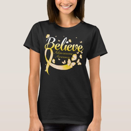 Believe ADENOSARCOMA Butterfly Tシャツ (正面)