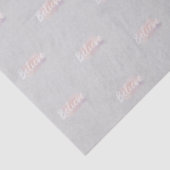 Believe calligraphic text 薄葉紙 (詳細)