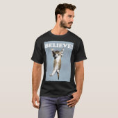 Believe Cat Poster Classic T-Shirt Tシャツ (正面フル)