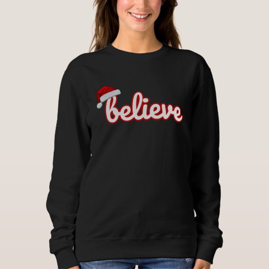 Believe Christmas スウェットシャツ (正面)