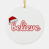 Believe Christmas セラミックオーナメント (正面)