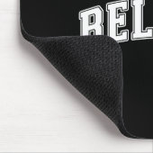 Believe Christmas Varsity Text With Santa Hat Fami マウスパッド (コーナー)