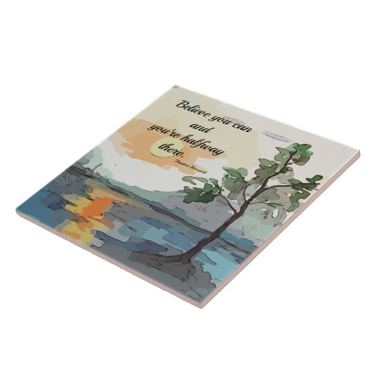 BELIEVE - DECORATIVE TILE タイル (側面)