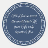 Believe - Flush Seal  ラウンドシール (正面)