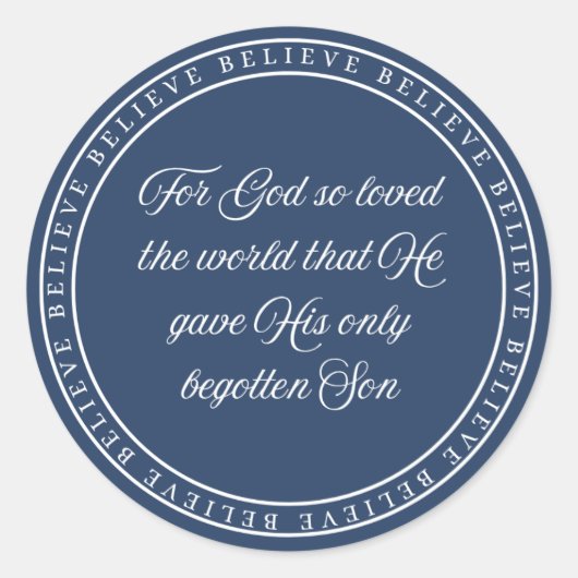 Believe - Flush Seal  ラウンドシール (正面)