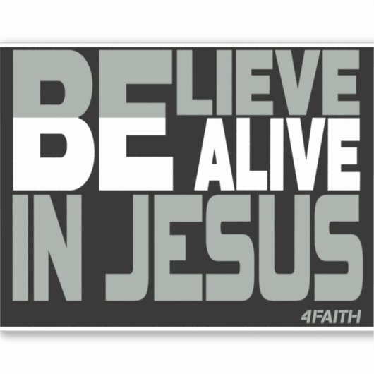 Believe in Jesus シール (正面)